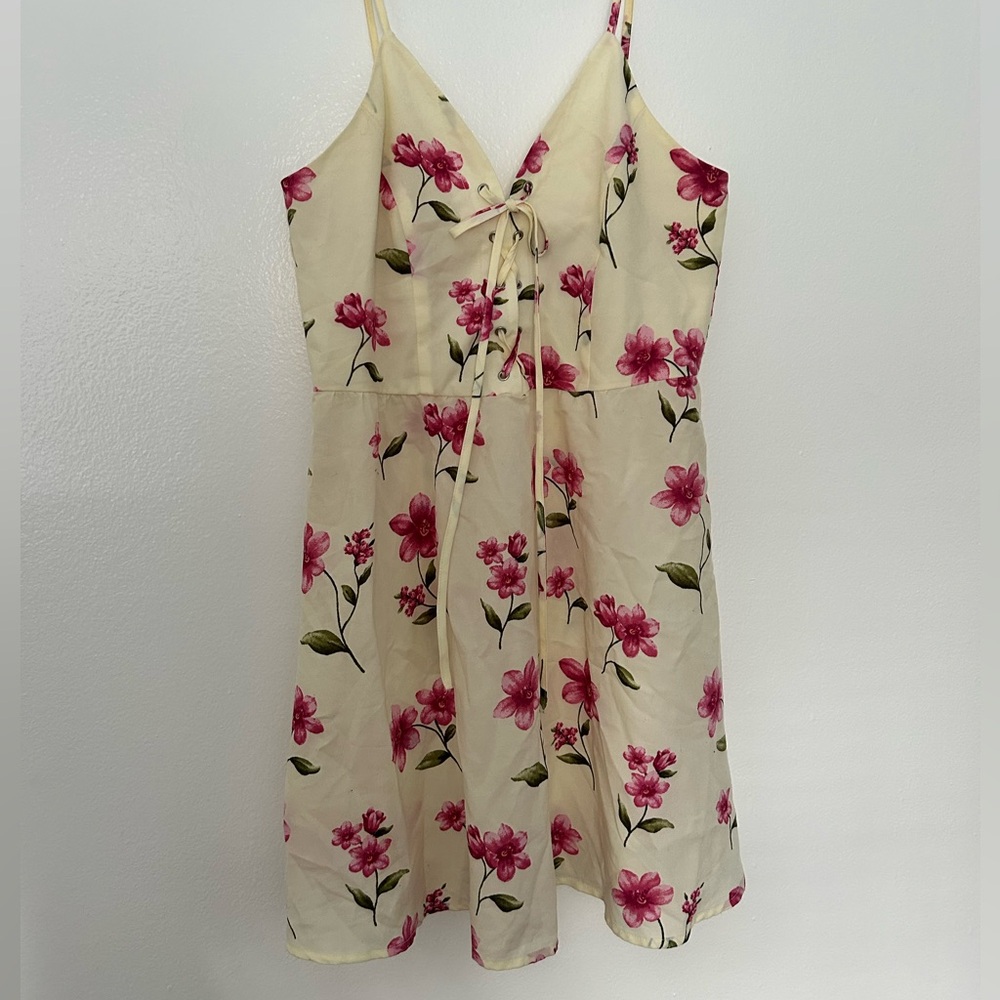 Floral Spaghetti Strap Dress